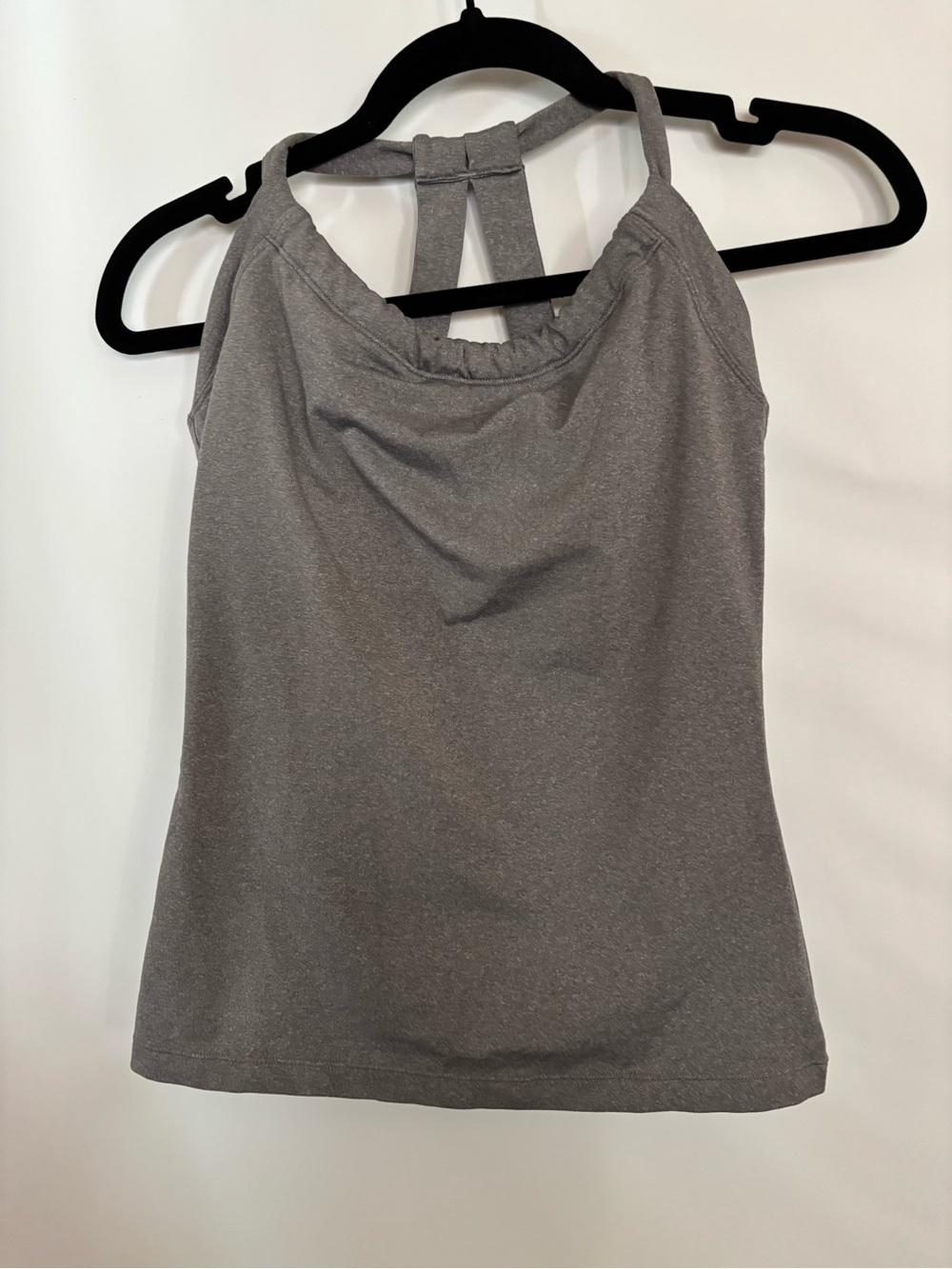 Prana Quinn Chakara Tank Top Heathered Gray size S